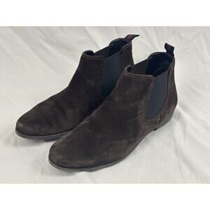 Paul Green Munchen Women’s Brown Suede Ankle Zip Boots Size UK5 US 7.5